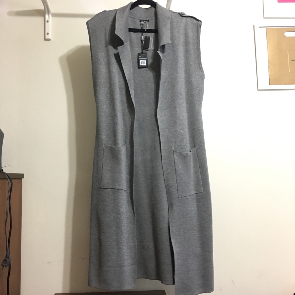 Knit Trench Vest.